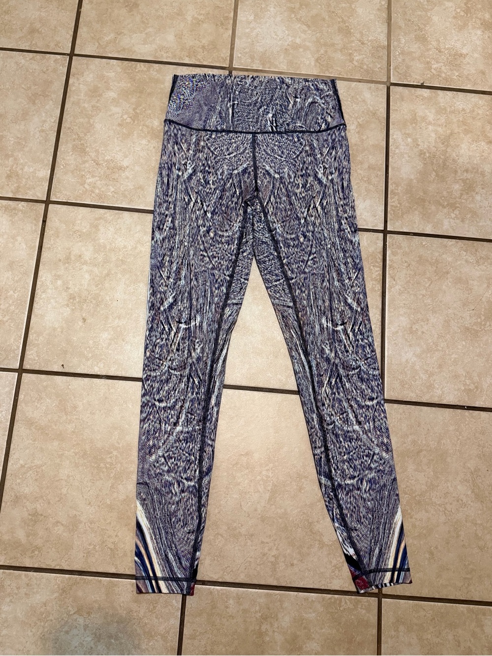 Lululemon Wunder Under Hi-Rise (Nulux 28") Polychromatic Hi-rise Multi Black